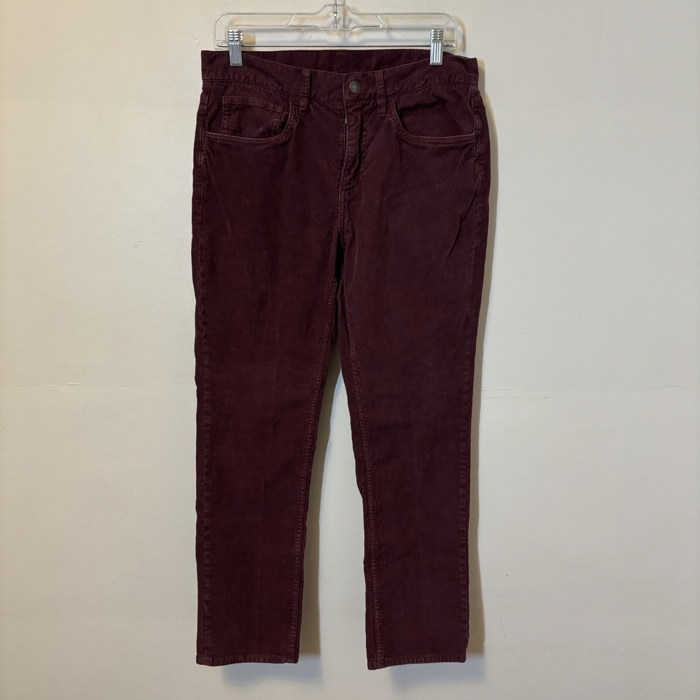 Brooks Brothers Red Fleece Men's Corduroy Pants 32x30 Preppy Streetwear‎ Maroon